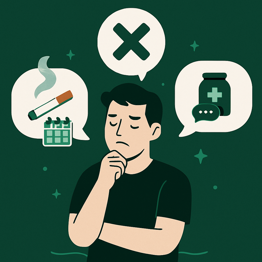 اشتباهات رایج ترک سیگار